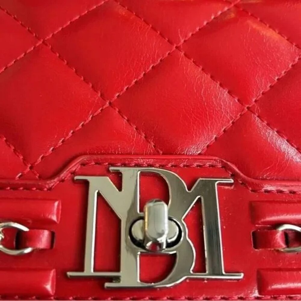 Badgley Mischka Red Chain Crossbody NWT - Picture 6 of 8